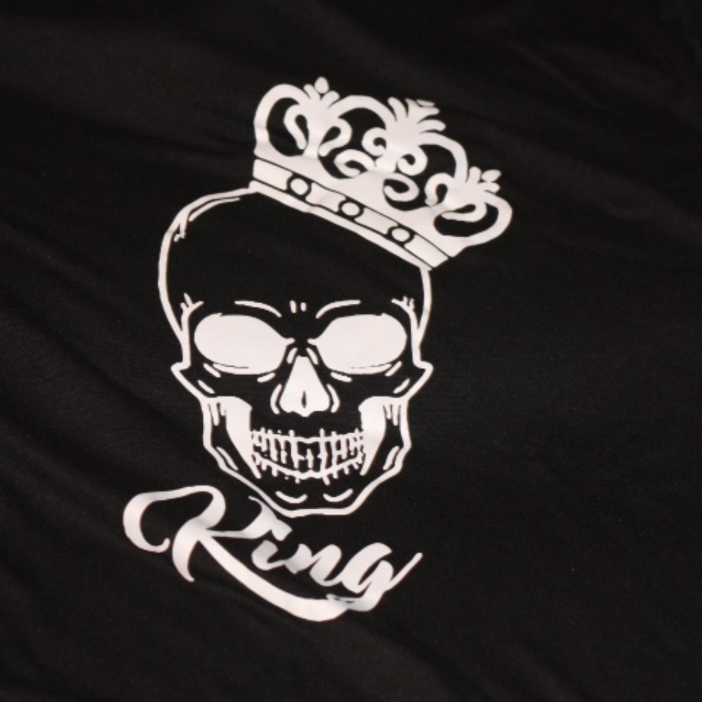 NEW mens   Skull King Shirt